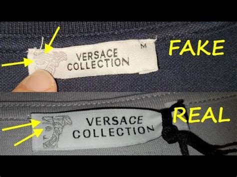 versace t shirt original vs fake|versace barcode check.